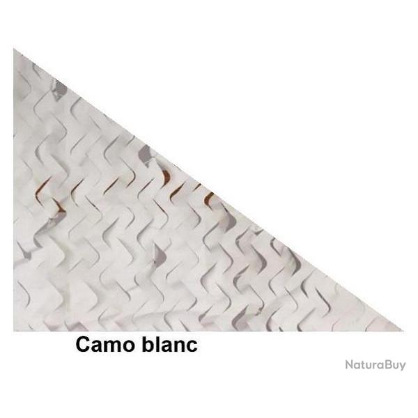 Filet de camouflage triangulaire 80% d'ombrage - Blanc Blanc 3x3m
