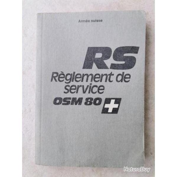 RS Rglement de Service OSM 80 de l'arme suisse