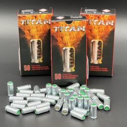 3X Boîtes de 50 balles à blanc Titan 9mm PAK