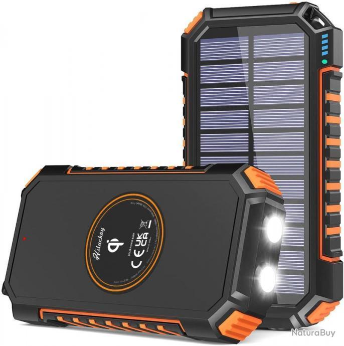 Batterie externe solaire 26800 mAh - VOOE(Reconditionné)