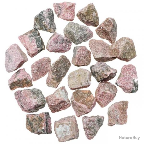 Pierres brutes rhodonite - 2  4 cm - 100 grammes