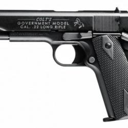 Pistolet Walther Colt 1911 A1 noir cal. 22LR Sa 12cps