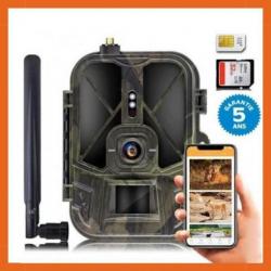 Caméra de chasse 4G 30MP 4K - Garantie 5 ans + Carte SD 32Go - LIVRAISON GRATUITE ET RAPIDE