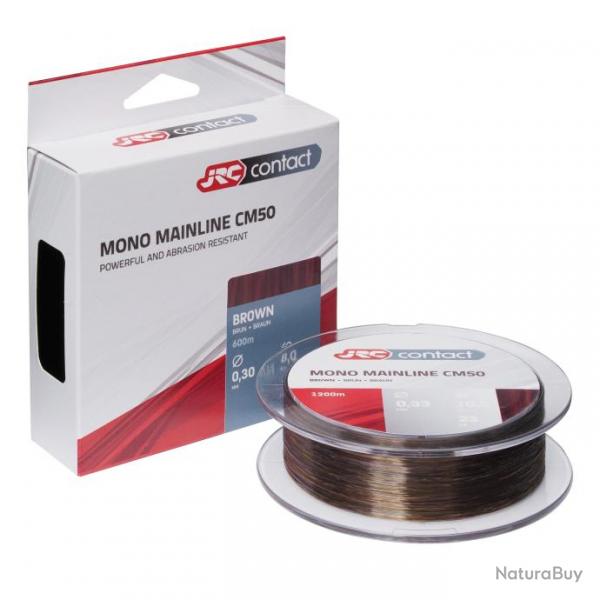 Nylon Jrc Cm50 600M - Brown 28/100-7KG