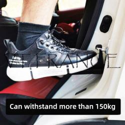 Marche de Porte de Voiture Alu Amovible, Couleur: Noir