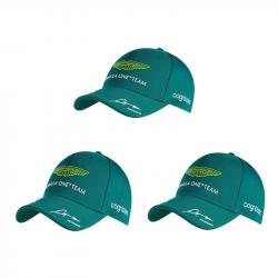 Casquette ASTON MARTIN F1 Alonso & Stroll, Couleur: Vert 3pcs