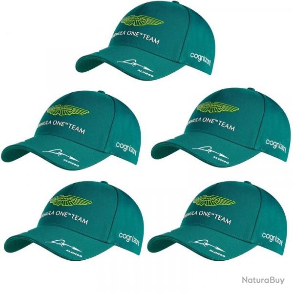 Casquette ASTON MARTIN F1 Alonso & Stroll, Couleur: Vert 5pcs