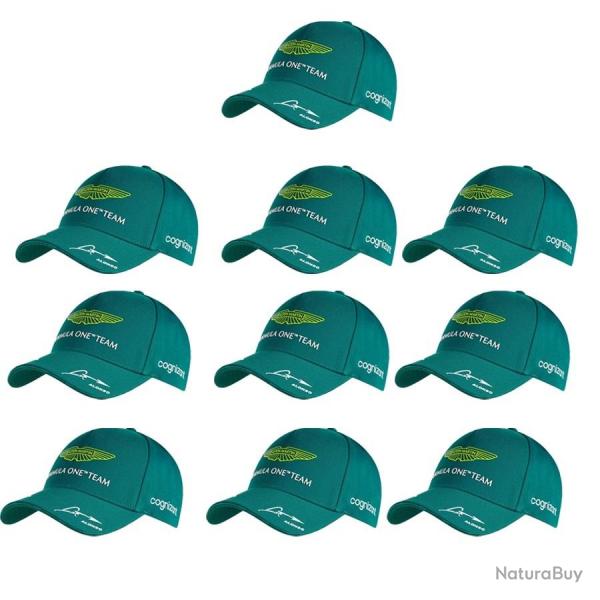 Casquette ASTON MARTIN F1 Alonso & Stroll, Couleur: Vert 10pcs