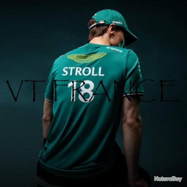 Maillot ASTON MARTIN F1 Alonso & Stroll, Couleur: Vert 18, Taille: Au Choix