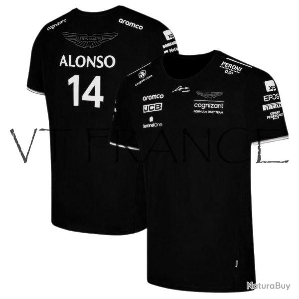 Maillot ASTON MARTIN F1 Alonso & Stroll, Couleur: Noir, Taille: Au Choix