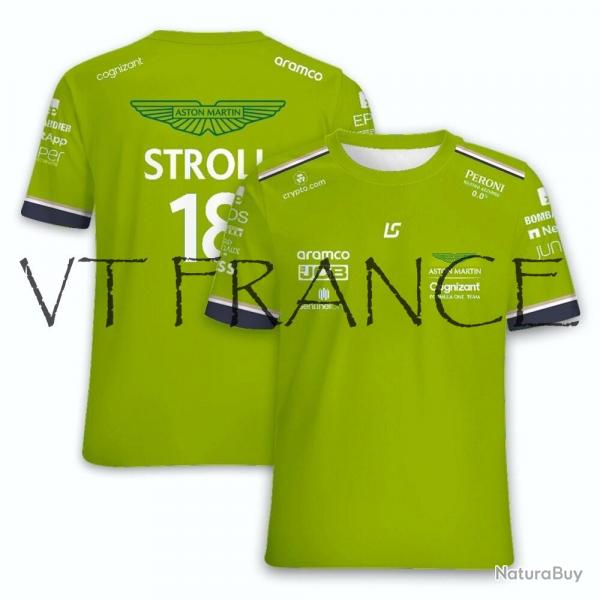 Maillot ASTON MARTIN F1 Alonso & Stroll, Couleur: Vert Clair 18, Taille: Au Choix