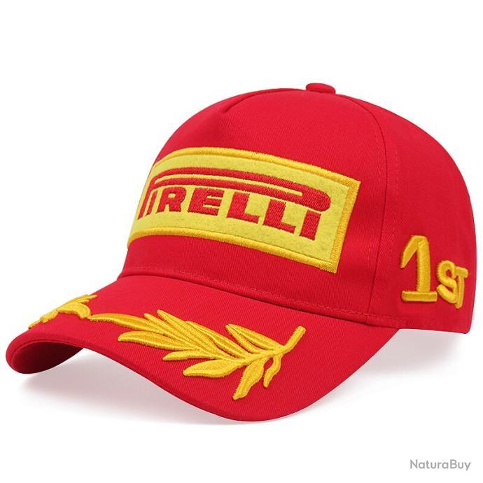 Casquette Pirelli Formule 1 Podium, Couleur: Rouge - Chapeaux
