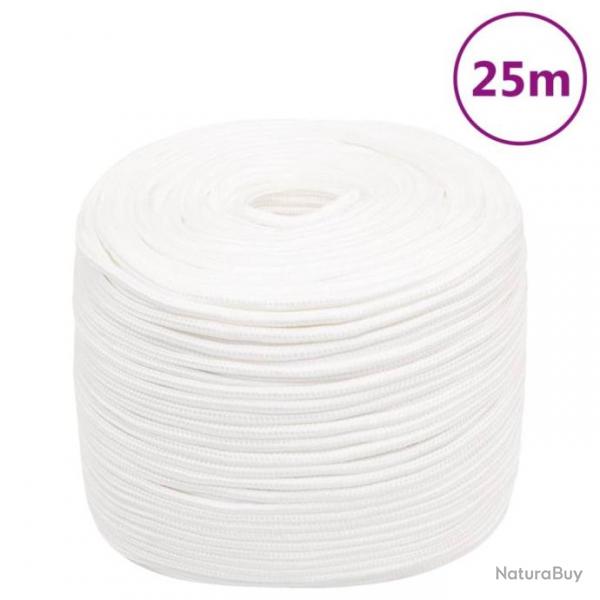 Corde de bateau Blanc complet 6 mm 25 m Polypropylne