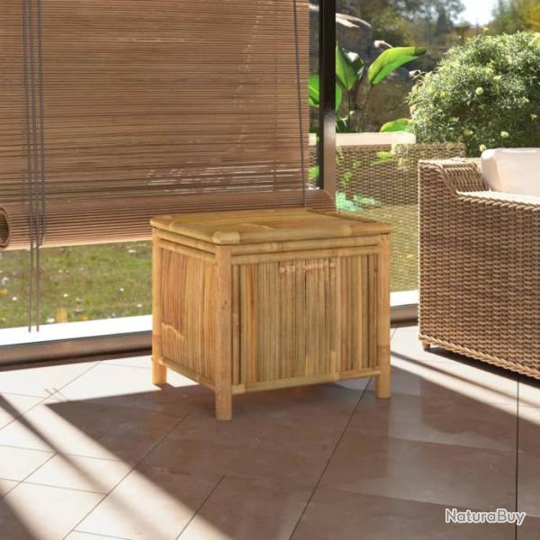 Bote de rangement de jardin 60x52x55 cm Bambou