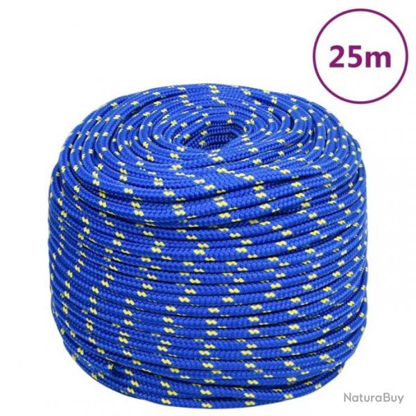 Corde de bateau Bleu 8 mm 25 m Polypropylne