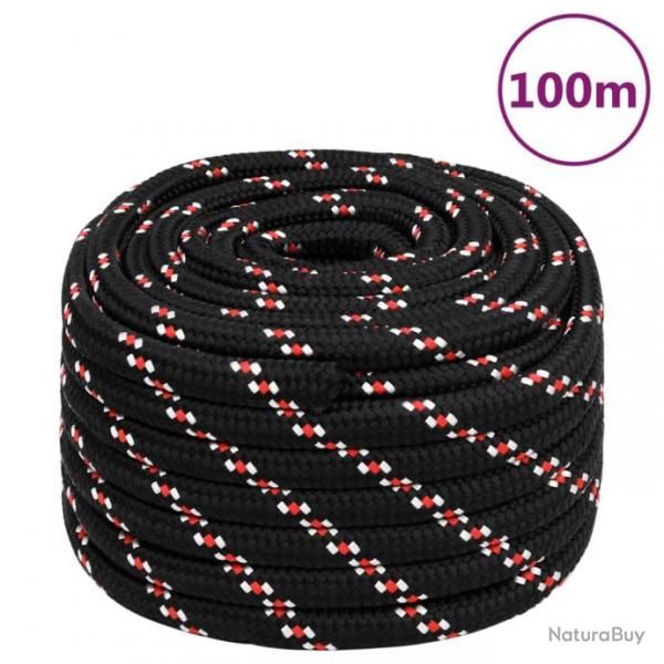 Corde de bateau Noir 20 mm 100 m Polypropylne