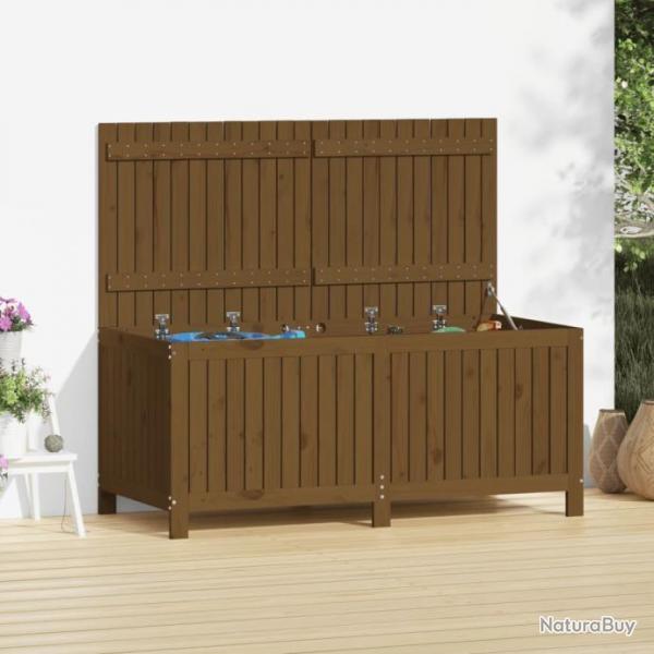 Bote de rangement de jardin Marron miel 147x68x64 cm Bois pin