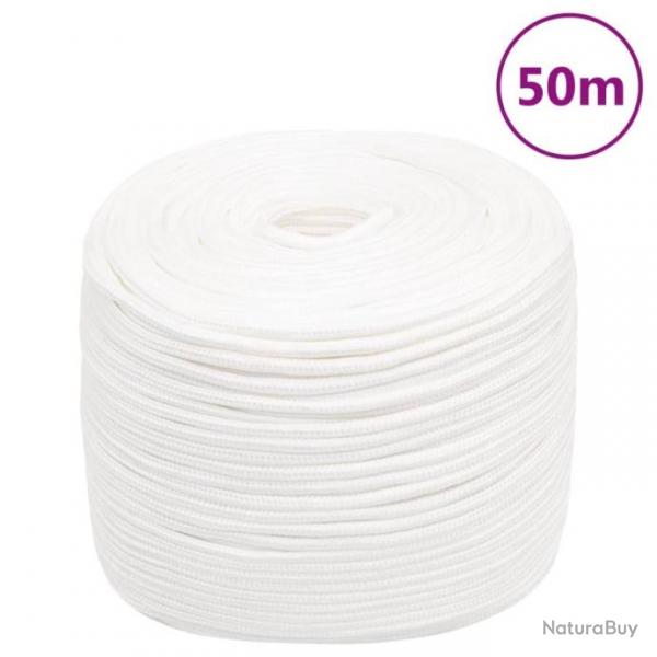 Corde de bateau Blanc complet 8 mm 50 m Polypropylne