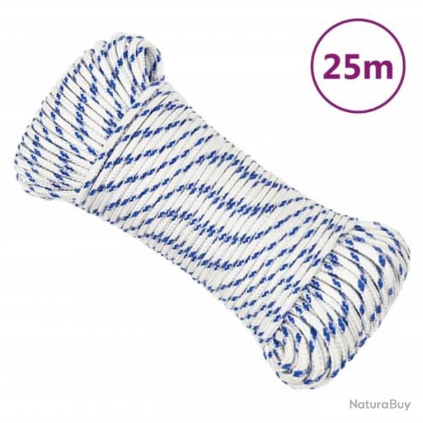 Corde de bateau Blanc 3 mm 25 m Polypropylne