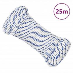 Corde de bateau Blanc 4 mm 25 m Polypropylène