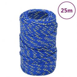 Corde de bateau Bleu 2 mm 25 m Polypropylène