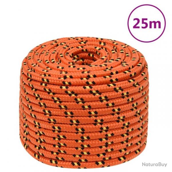 Corde de bateau Orange 14 mm 25 m Polypropylne