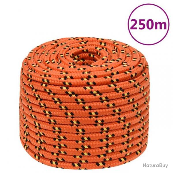 Corde de bateau Orange 14 mm 250 m Polypropylne