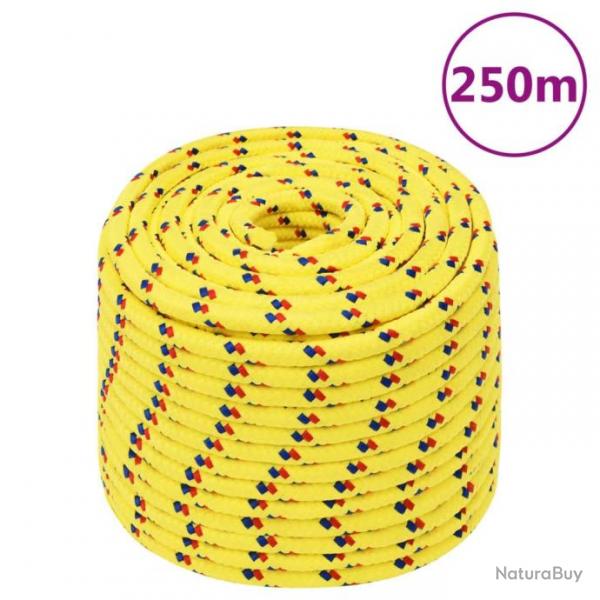 Corde de bateau Jaune 14 mm 250 m Polypropylne