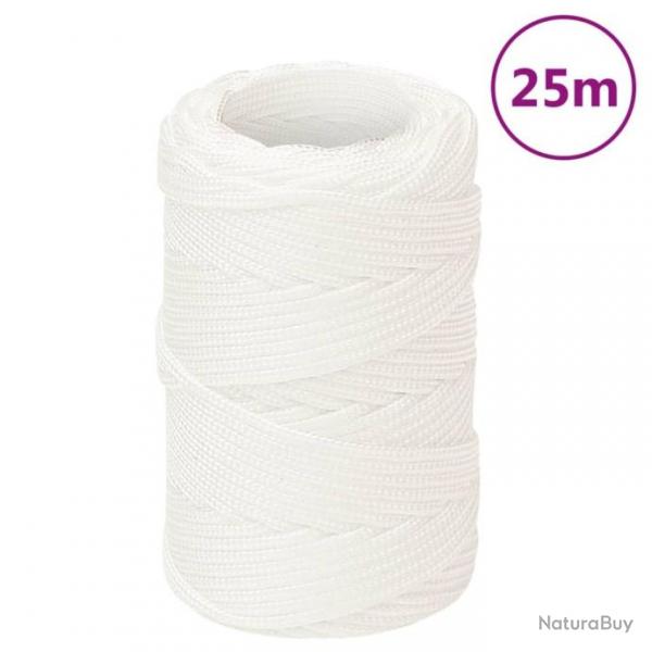 Corde de bateau Blanc complet 2 mm 25 m Polypropylne