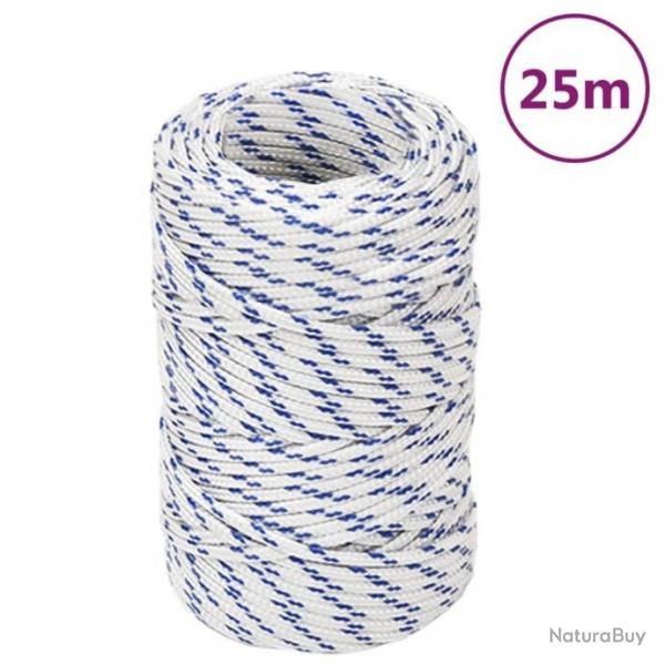 Corde de bateau Blanc 2 mm 25 m Polypropylne