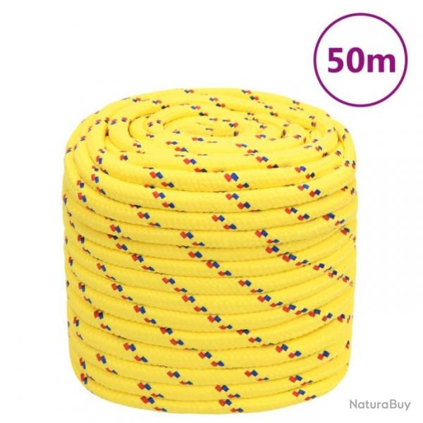 Corde de bateau Jaune 16 mm 50 m Polypropylne