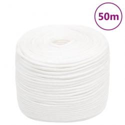 Corde de bateau Blanc complet 6 mm 50 m Polypropylène