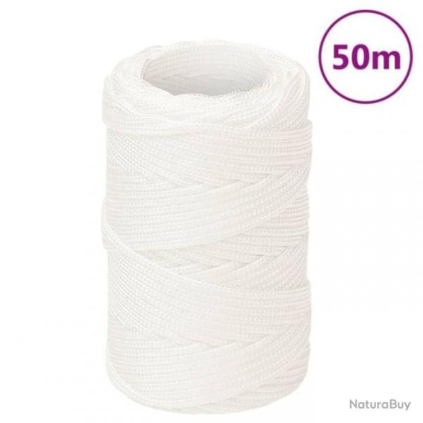 Corde de bateau Blanc complet 2 mm 50 m Polypropylne