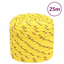 Corde de bateau Jaune 18 mm 25 m Polypropylène