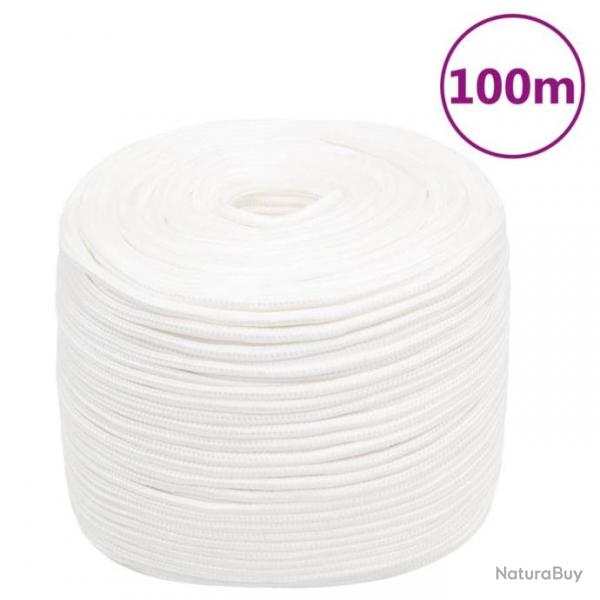 Corde de bateau Blanc complet 6 mm 100 m Polypropylne