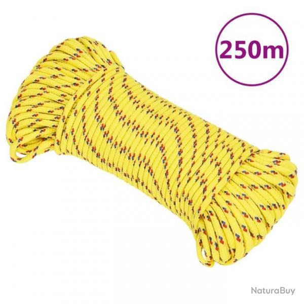 Corde de bateau Jaune 3 mm 250 m Polypropylne