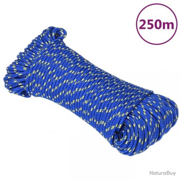 Corde de bateau Bleu 3 mm 250 m Polypropylne