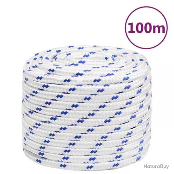 Corde de bateau Blanc 18 mm 100 m Polypropylne