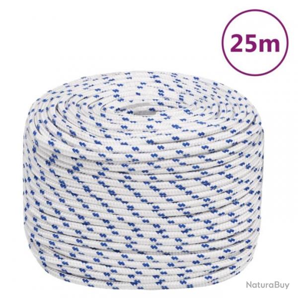 Corde de bateau Blanc 10 mm 25 m Polypropylne