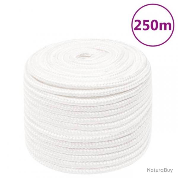 Corde de bateau Blanc complet 12 mm 250 m Polypropylne