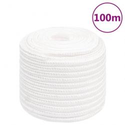 Corde de bateau Blanc complet 16 mm 100 m Polypropylène