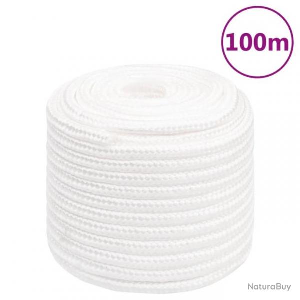 Corde de bateau Blanc complet 16 mm 100 m Polypropylne