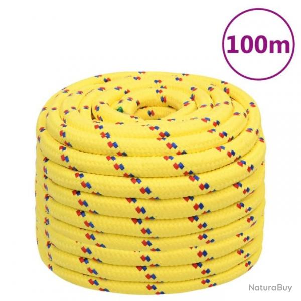 Corde de bateau Jaune 20 mm 100 m Polypropylne