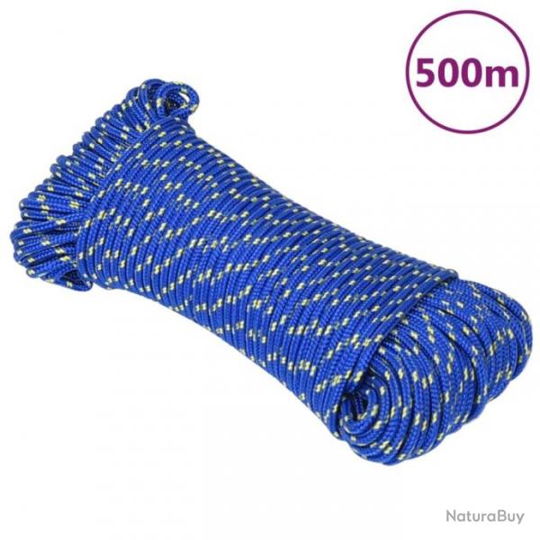 Corde de bateau Bleu 3 mm 500 m Polypropylne