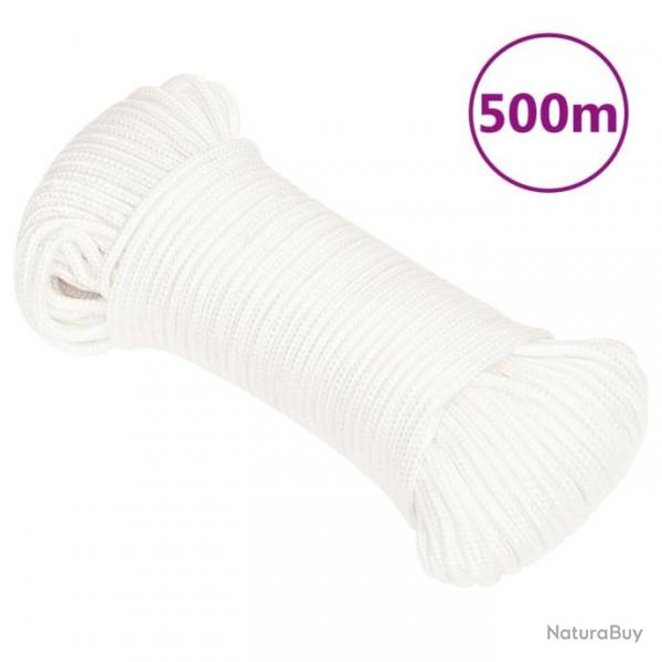 Corde de bateau Blanc complet 3 mm 500 m Polypropylne