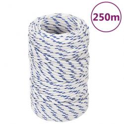 Corde de bateau Blanc 2 mm 250 m Polypropylène