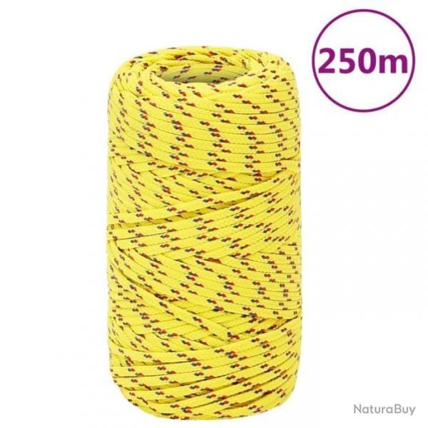 Corde de bateau Jaune 2 mm 250 m Polypropylne