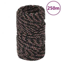 Corde de bateau Noir 2 mm 250 m Polypropylène