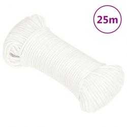 Corde de bateau Blanc complet 5 mm 25 m Polypropylène