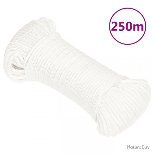 Corde de bateau Blanc complet 4 mm 250 m polypropylne